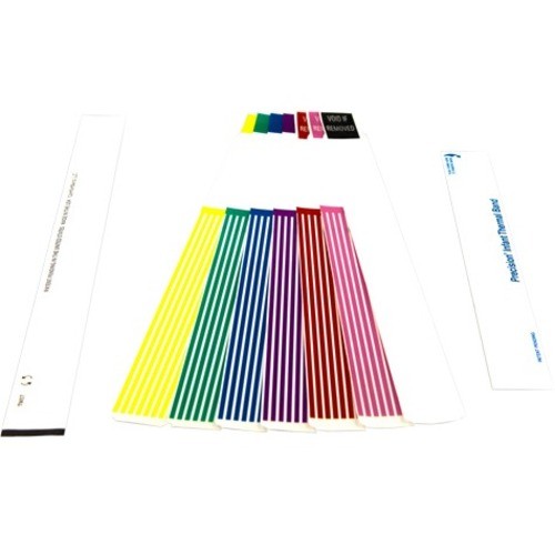 Wasp 633808403966 Labels Wasp Whc25 Adult Wristbands - 11" Width X 1 1/8" Length - Permanent Adhesive - Rectangle - Direct Th 633808403966