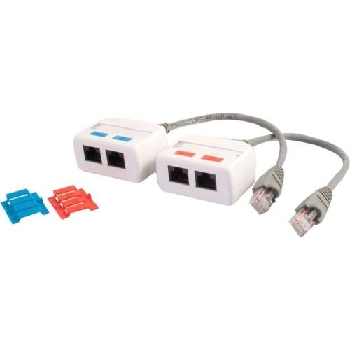C2g 37049 Signal Splitters/Amplifiers The Rj45 Network Combiner Allows Two Computers To Share A Single Network Cable D (37049) 757120370499