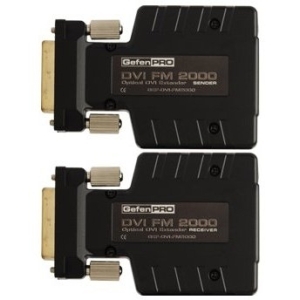 Gefen GEF-DVI-FM2000 Video Consoles/Extenders Gefen Dual Link Dvi Fiber Optic Modular Extender - 1 Input Device - 1 Output Device - 1000 Ft Range  Gefdvifm2000 845344015514