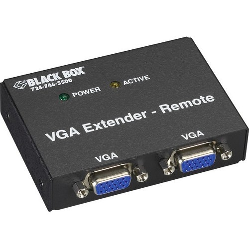 Black Box AC555A-REM-R2 Video Consoles/Extenders Black Box Vga Receiver, 2-port - 2 Output Device - 500 Ft Range - 1 X Network (rj-45) - 2 X Vga Out  Ac555aremr2 822088055204