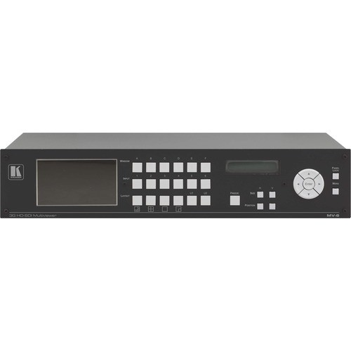 Kramer Electronics MV-6 VGA Switchboxes Kramer Mv-6 3g Hd-sdi Multiviewer - 1920 X 1080 - Full Hd - Twisted Pair - 6 X 3 - Display - 1 X Hdm Mv6 818252064219