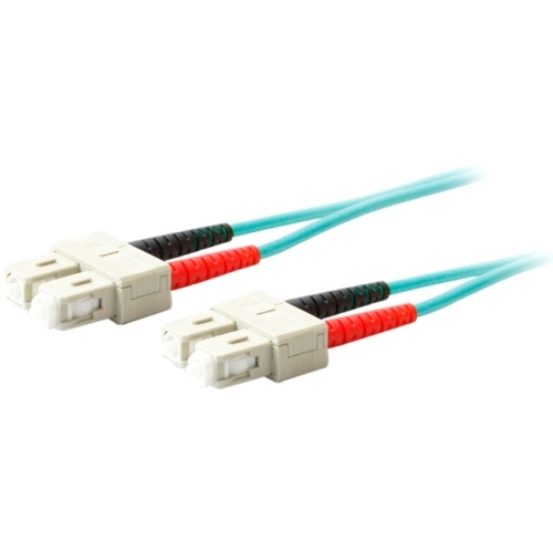 Addon ADD-SC-SC-3M5OM4 Cables Addon 3m Sc (male) To Sc (male) Aqua Om4 Duplex Fiber Ofnr (riser-rated) Patch Cable - 100% Compatib Addscsc3m5om4 821455044681