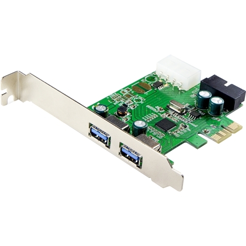 Syba SD-PEX20139 USB/Firewire Adapters Syba Multimedia Usb 3.0 Pci-e Controller Card - Pci Express 2.0 X1 - 3 Usb Port(s) - 3 Usb 3.0 Port( Sdpex20139 810154012299