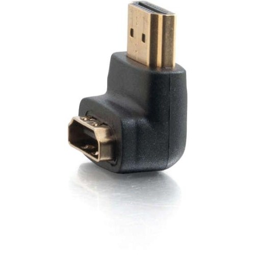C2g 40999 Connector Adapters C2g Hdmi To Hdmi Adapter - 90anddeg; Down - Male To Female - 1 X Type A Male Digital Audio/video - 1 X 818241776505