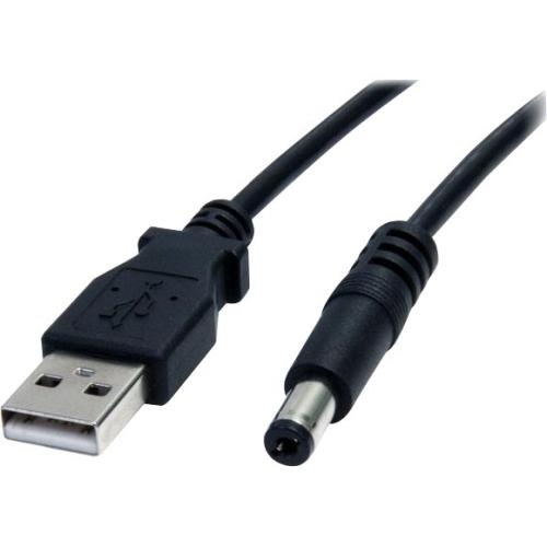 Startech USB2TYPEM2M Power Cords 2m Usb To Type M Barrel Cable - Usb To 5.5mm 5v Dc Cable 065030848374
