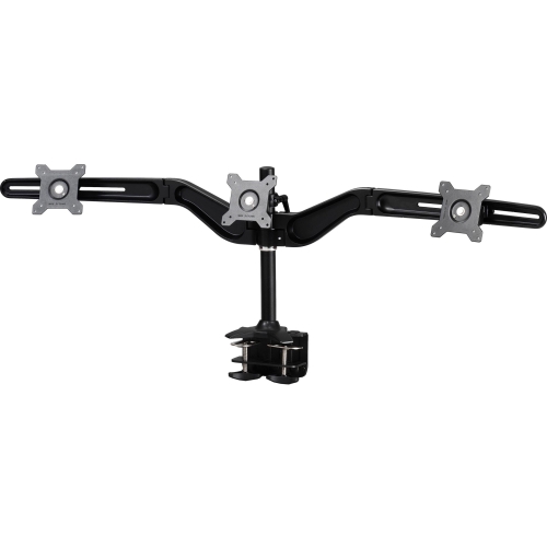 Amer Networks AMR3C Mounting Kits Amer Mounts Clamp Based Triple Monitor Mount For Three 15"-24" Lcd/led Flat Panel Screens - Supports 650177302874
