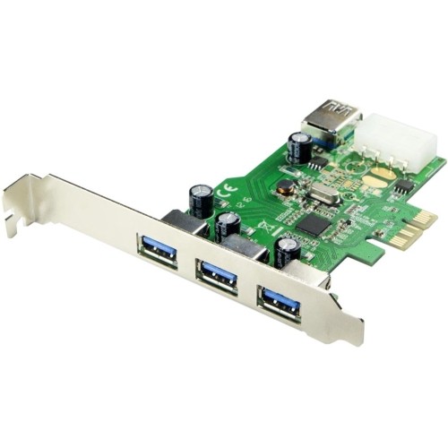 Syba SD-PEX20137 USB/Firewire Adapters Syba Multimedia Pci-express Usb 3.0 Host Controller Card - Pci Express 2.0 X1 - Plug-in Card - 4 Usb Sdpex20137 818253642737
