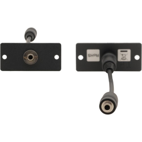Kramer Electronics WA-1PN Faceplates & Mounting Boxes Kramer Wall Plate Insert - 3.5mm Stereo Audio - 1 X Total Number Of Socket(s) - 1 X Mini-phone Port( Wa1pn 