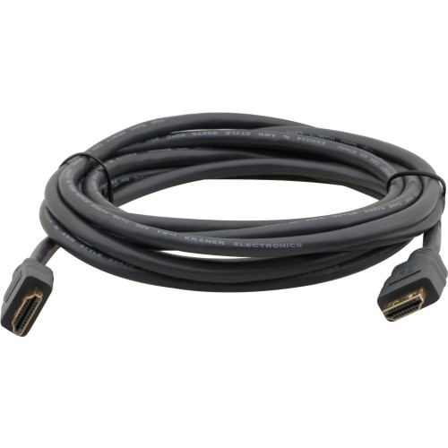 Kramer Electronics C-MHM/MHM-15 Cables Kramer Flexible High-speed Hdmi Cable With Ethernet - 15 Ft Hdmi A/v Cable For Audio/video Device -  Cmhmmhm15 645759271259