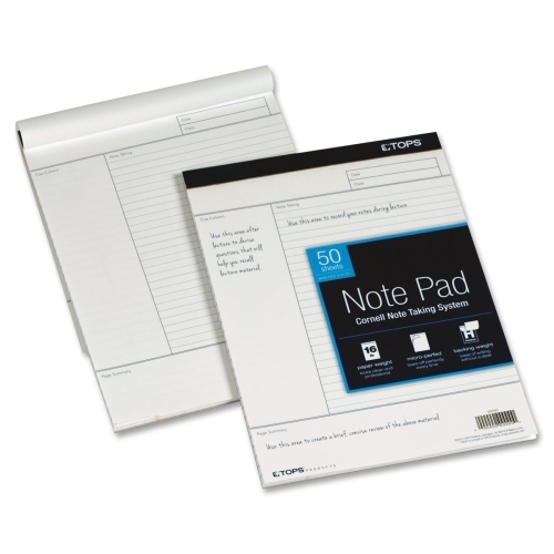 Tops 77103 Pads & Notebooks Focusnotes Legal Pad, 8.5" X 11.75", White, 50 Sh TOP77103 025932771033