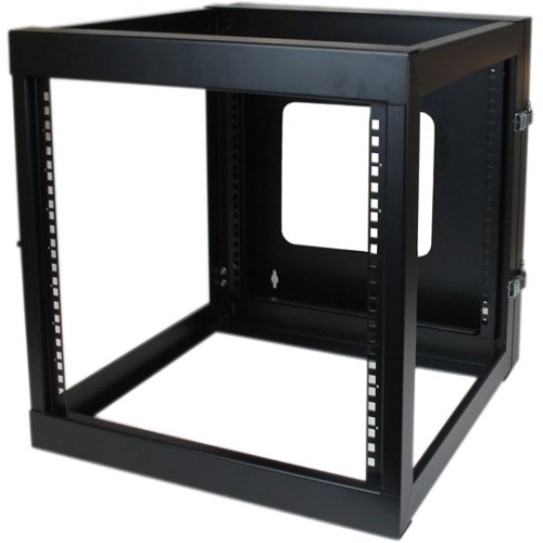 Startech RK1219WALLOH Rack Equipment 12u 22in Depth Hinged Open Frame Wall Mount Server Rack 065030848855