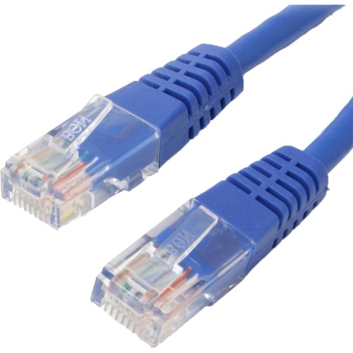 4xem 4XC6PATCH10BL Cables 10ft Cat6 Molded Rj45 Utp Ethernet Patch Cable (blue) 873791003921
