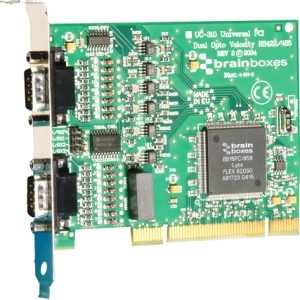 Brainboxes UC-310 Serial/Parallel Adapters Brainboxes 2 Port Rs422/485 Pci Serial Card With Opto Isolation - Plug-in Card - Universal Pci - Pc  Uc310 837324000436