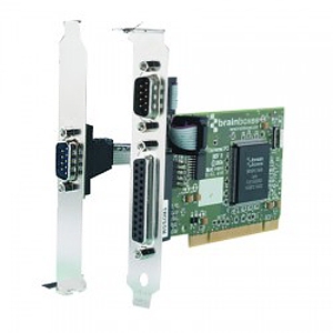 Brainboxes UC-475 Serial/Parallel Adapters Brainboxes 2 Port Rs232 Pci Serial Card With Lpt Parallel Printer Port - Plug-in Card - Universal Pc Uc475 837324000528