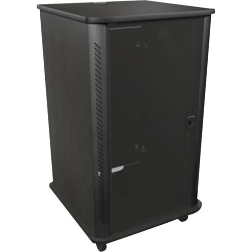 Middle Atlantic RFR-2428BR Rack Equipment Middle Atlantic Rfr Series 24ru Reference Furniture Rack - 28.3in Depth - 27.3in Width - For Monitor Rfr2428br 656747190834