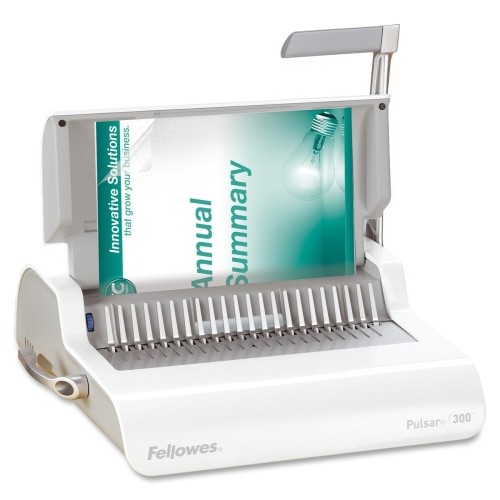 Fellowes 5006801 Binding Machines Pulsar+ 300 Comb Binding Machine W/starter Kit 043859639373