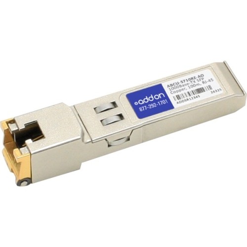 Addon ABCU-5710RZ-AO Switch Modules Addon Avago Abcu-5710rz Compatible Taa Compliant 10/100/1000base-tx Sfp Transceiver (copper, 100m, R Abcu5710rzao 821455048641