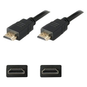 Addon HDMIHSMM20 Cables 20ft Hdmi 1.4 Male To Hdmi 1.4 Male Black Cable Which Supports Ethernet Channel For Resolution Up To 712077091972