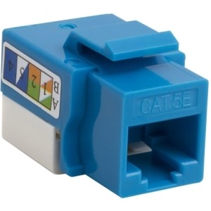 4xem 4XKJC5EBL Faceplates & Mounting Boxes Cat5e Rj45 Keystone Jack Utp 110-type (blue) 873791005369