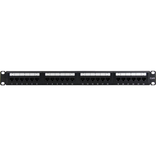 4xem 4XRMC6PP24 Faceplates & Mounting Boxes 24 Port Cat6 Rackmount Patch Panel 873791005390