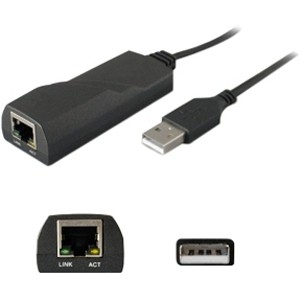 Addon USB2NIC Network Cards Addon Usb 2.0 (a) Male To Rj-45 Female Gray And Black Adapter - 100% Compatible And Guaranteed To Work 821455048870