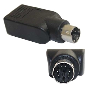 4xem 4XUSBFPS2M Connector Adapters 6-pin Ps/2 Male To Usb Female Keyboard Adapter 873791004478