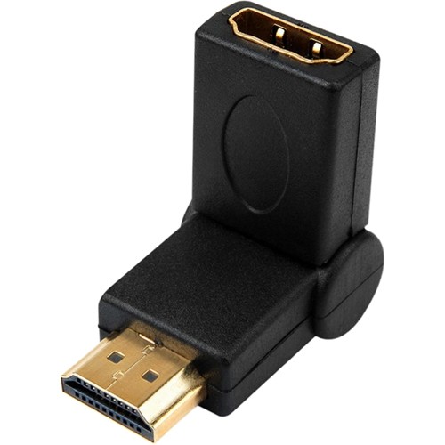 4xem 4XHDMIMFSWIVEL Connector Adapters 90 Degree Swivel Hdmi A Male To Hdmi A Female Adapter 873791004584