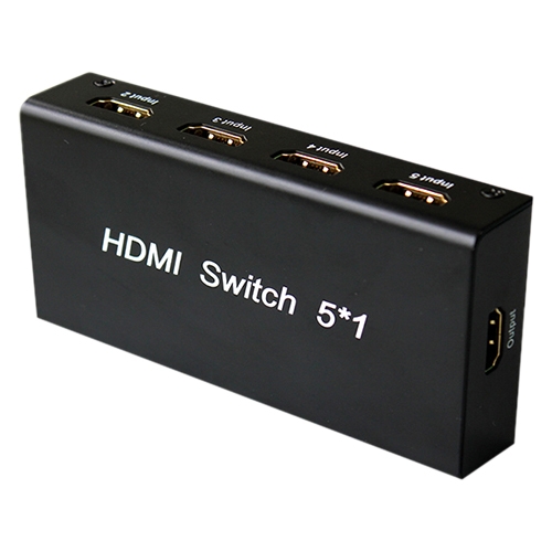 4xem 4XHDMISW5X1 VGA Switchboxes 5 Port Hdmi Switch 873791006038