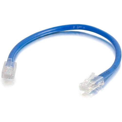 C2g 04101 Cables 35 Ft Cat6 Non Booted Utp Unshielded Network Patch Cable - Blue 757120041016