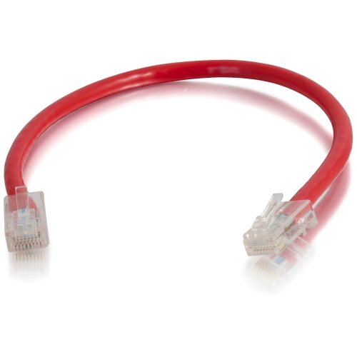 C2g 04148 Cables C2g-1ft Cat6 Non-booted Unshielded (utp) Network Patch Cable - Red - Category 6 For Network Device - 757120041481