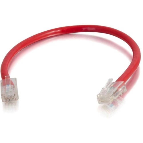 C2g 04153 Cables 6 Ft Cat6 Non Booted Utp Unshielded Network Patch Cable - Red 757120041535