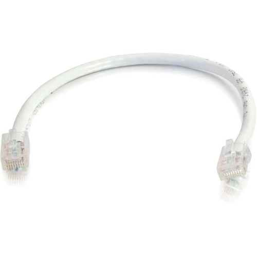 C2g 04246 Cables 25 Ft Cat6 Non Booted Utp Unshielded Network Patch Cable - White 757120042464