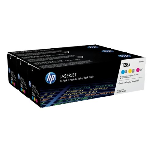 Hp CF371AM Toners & Ink Cartridges 128a (cf371am) Tri-pack Toner Cartridge 887111403018
