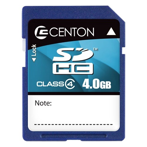 Centon Electronics S1-SDHC4-4G Memory Cards Centon 4 Gb Class 4 Sdhc - 5 Year Warranty (s1-sdhc4-4g) S1sdhc44g 731969501245