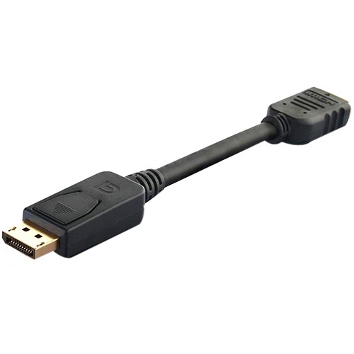 4xem 4XDPMHDMIFA10 Cables 10" Displayport To Hdmi M/f Adapter Cable 0873791006373