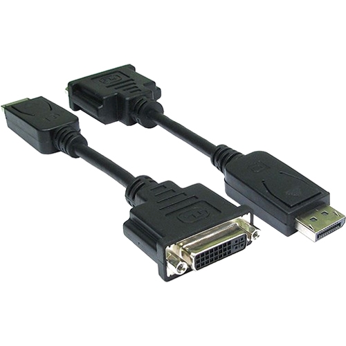 4xem 4XDPMDVIFA10 Cables 10 Inch Displayport Male To Dvi-i Female Adapter Cable 873791006380