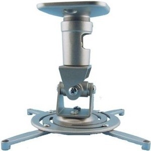 Amer Networks AMRP100S Mounting Kits Amer Mounts Universal Ceiling Projector Mount - Silver - Supports Up To 30lb Load, 360 Degree Rotati 650177223742