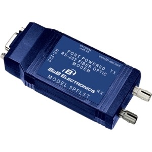 B And B Smartworx 9PFLST Transceivers/Media Converters Bandb 9 Pin 232 Fo Modem W/handshake - 2 X St Ports - Multi-mode - 4 Km - Rail-mountable, Panel-mounta 835788111347