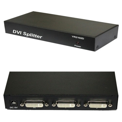 4xem 4XDVI2 Signal Splitters/Amplifiers 2-port Dvi Video Splitter 1900x1200 873791007073