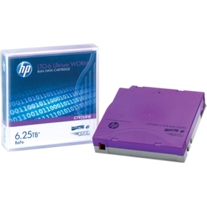 Hp C7976BW Tape Media Hpe Lto-6 Ultrium 6.25tb Bafe Worm Data Cartridge - Lto-6 - Worm - Labeled - 2.50 Tb (native) / 6.25 887758398494