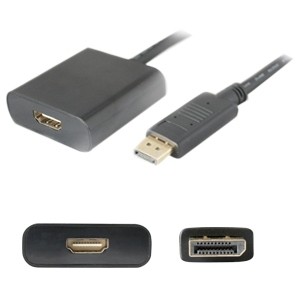 Addon DISPLAYPORT2HDMI Cables Displayport 1.2 Male To Hdmi 1.3 Female Black Adapter Which Requires Dp++ For Resolution Up To 2560x 821455054567