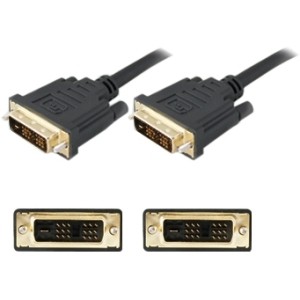 Addon DVID2DVIDDL6F Cables 6ft Dvi-d Dual Link (24+1 Pin) Male To Dvi-d Dual Link (24+1 Pin) Male Black Cable For Resolution Up 818275791369