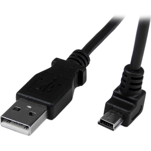 Startech USBAMB2MD Cables 2m Mini Usb Cable - A To Down Angle Mini B 065030851329