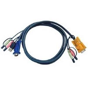 Aten 2L5303U Cables 10 Usb Kvm Cable For Cs1758, With Full Audio Support (speaker And Mic) (2l5303u) 672792151163