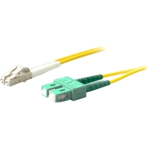 Addon ADD-ASC-LC-1M9SMF Cables Addon 1m Lc (male) To Asc (male) Yellow Os2 Duplex Fiber Ofnr (riser-rated) Patch Cable - 100% Compa Addasclc1m9smf 821455056134