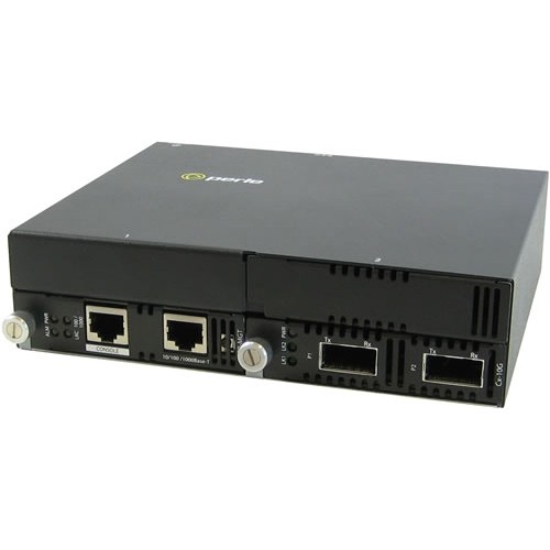 Perle Systems 05071174 Transceivers/Media Converters 10 Gigabit Ethernet Ip-managed Stand-alone Media Converter With Dual Xfp Slots 734660711746
