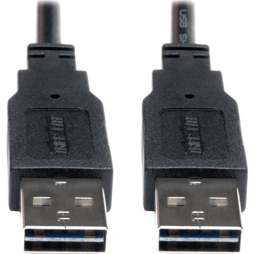 Eaton UR020-010 Cables Eaton Tripp Lite Series Universal Reversible Usb 2.0 Cable (reversible A To Reversible A M/m), 10 Ft Ur020010 037332179401