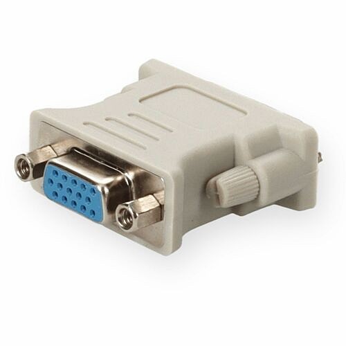 Addon DVII2VGAW-5PK Connector Adapters 5pk Dvi-i (29 Pin) Male To Vga Female White Adapters For Resolution Up To 1920x1200 (wuxga) - 100% C Dvii2vgaw5pk 821455059005