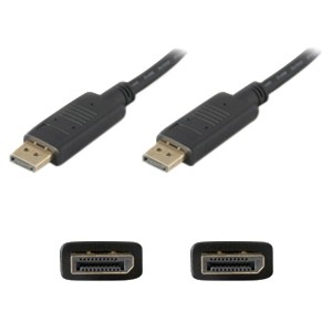 Addon DISPLAYPORT6F-5PK Cables 5pk 6ft Displayport 1.2 Male To Displayport 1.2 Male Black Cables For Resolution Up To 3840x2160 (4k Displayport6f5pk 818239763388