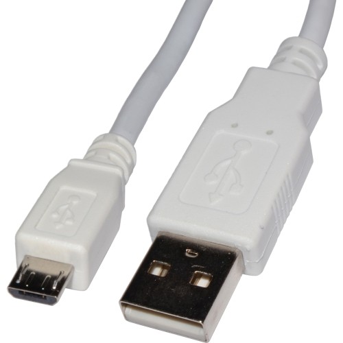 4xem 4XMUSB3WH Cables 3ft Micro Usb To Usb Data/charge Cable For Samsung/kindle/htc (white) 873791008469